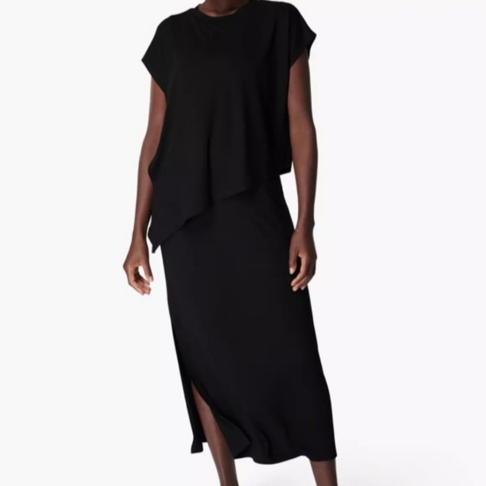 Sweaty Betty Mellow Midi Dress Size Xs